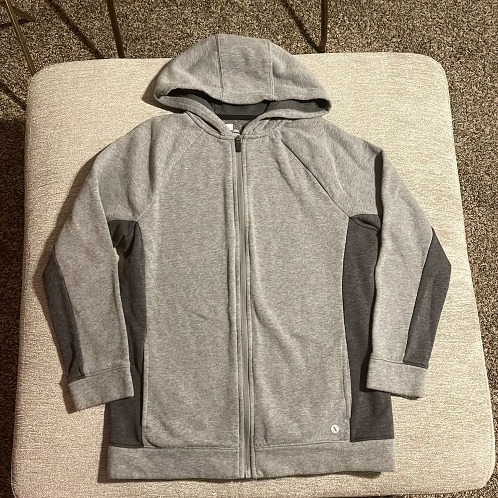 Xersion Large 14/16 zipper jacket with hood